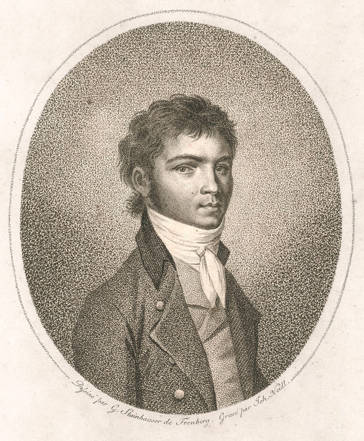 Beethoven, engraving published in 1801